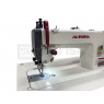 Настольная прямострочная промышленная швейная машина с шагающей лапкой Aurora A-0302DE Home (прямой привод)