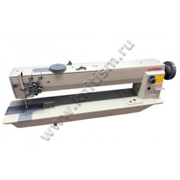 Двухигольная промышленная швейная машина с тройным продвижением и увеличенной платформой A-767L-2 Aurora