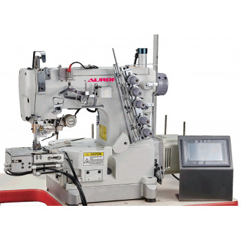 Плоскошовная машина для подгибки низа трикотажных изделий Aurora А-1600D-01/UT/HG