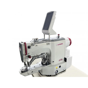 Закрепочная машина с приспособлением для пришивания пуговиц Aurora A-430DN (прямой привод, автоматические функции)
