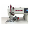 Прямострочная промышленная швейная машина с шагающей лапкой, оснасткой для окантовки и устройством обрезки окантовочной ленты Aurora A-0302-D3-LG-TK