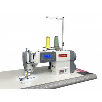 Прямострочная промышленная швейная машина с пуллером Aurora A-9-P (два подвижных ножа, закрытая смазка)