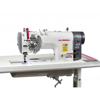 Двухигольная промышленная швейная машина AURORA A-845DN-03 с прямым приводом