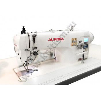 Прямострочная промышленная швейная машина с шагающей лапкой Aurora A-9312 с прямым приводом и автоматическими функциями