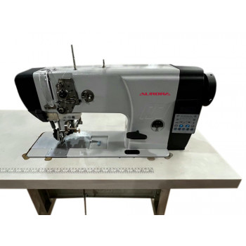 Прямострочная швейная машина с роликовым продвижением и обрезкой края материала Aurora A-2401-D3-K