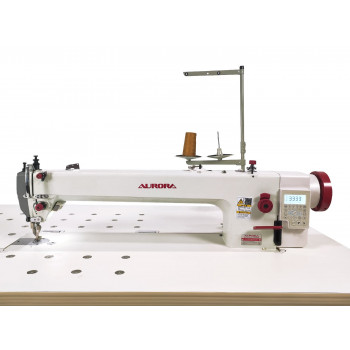 Прямострочная промышленная швейная машина с шагающей лапкой Aurora А-0302-560-D4-CX-L