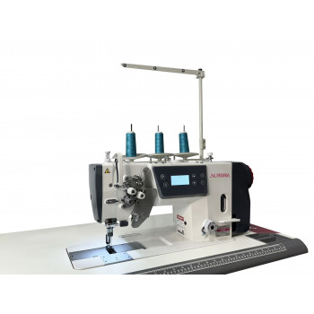 Двухигольная промышленная швейная машина с прямым приводом Aurora H-875D (отключение игл, увеличенный челнок, закрытая система смазки)