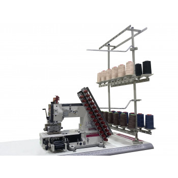 Многоигольная промышленная швейная машина (поясная машина) Aurora A-12064P-VWL-D (прямой привод)