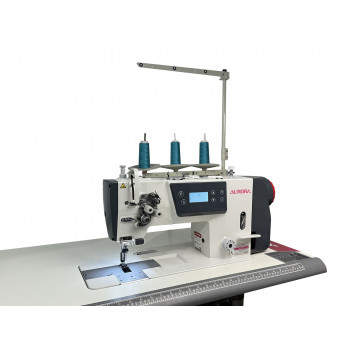 Двухигольная промышленная швейная машина с прямым приводом Aurora H-872D (увеличенный челнок, закрытая система смазки)