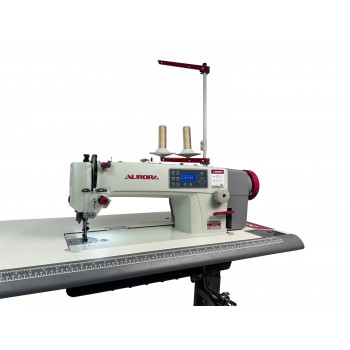 Прямострочная промышленная швейная машина с тройным продвижением Aurora А-797-D3 (автоматические функции, увеличенный вылет рукава)