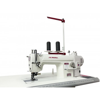 Прямострочная швейная машина с ножом обрезки края материала AURORA A-5200 со встроенным мотором ADD-55N