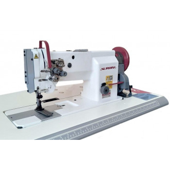 Двухигольная промышленная швейная машина для тяжелых материалов A-878 Aurora