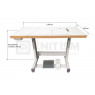 Стол фирменный 120*54 см для Siruba VC008-04085P/VWLB/FH