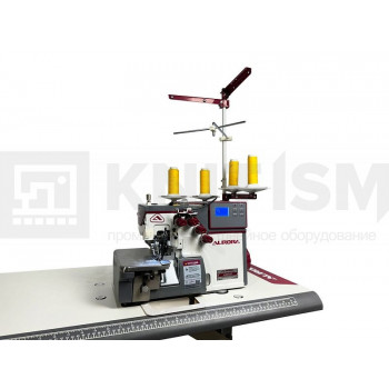 Промышленный 4-х ниточный оверлок с закрепкой нити Aurora A-900E-4BT (прямой сервопривод)