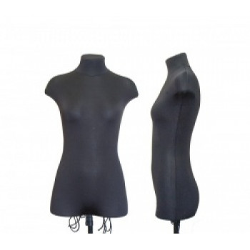 Манекен женский р48 (96-76-103) мягкий цв чёрный ГОСТ рост 170см (профессиональный)
