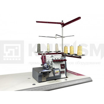 Промышленный 6-ти ниточный оверлок AURORA A-700DN-6 (с прямым сервоприводом) комплект со столом стандартный 120*54 см для A-700D (A-класс)