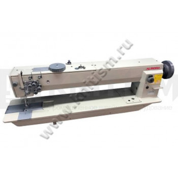 Двухигольная промышленная швейная машина с тройным продвижением и увеличенной платформой A-767L-2 Aurora