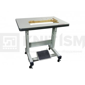 Стол укороченный 80*54 см на колесиках для прямострочных