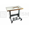 Стол укороченный 80*54 см на колесиках для оверлоков Aurora