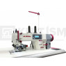 Прямострочная промышленная швейная машина с шагающей лапкой, оснасткой для окантовки и устройством обрезки окантовочной ленты Aurora A-0302-D3-LG-TK