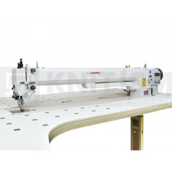 Промышленная швейная машина с шагающей лапкой и увеличенным вылетом рукава  Aurora A-0302-850-D4 с прямым приводом и автоматическими функциями