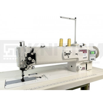 Прямострочная швейная машина с тройным продвижением и увеличенным вылетом рукава Aurora A-1510D-457 (прямой привод)