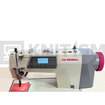 Прямострочная промышленная швейная машина с тройным продвижением Aurora А-1797-D3 (два шаговых мотора, увеличенный вылет рукава)