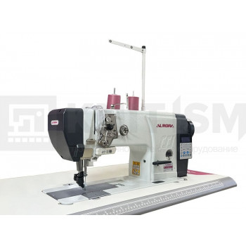 Прямострочная машина для тяжелых материалов с роликовым продвижением Aurora A-2401-D3