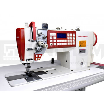 Двухигольная промышленная швейная машина Aurora A-3528 (Дизайнерские строчки)