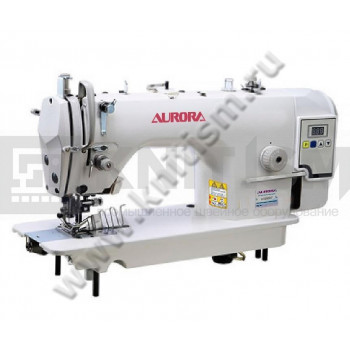 Прямострочная машина с ножом обрезки края материала и окантователем Aurora A-5200D-F