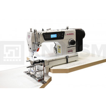 Прямострочная промышленная швейная машина с цилиндрической платформой Aurora A-6590-7