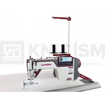 Прямострочная промышленная швейная машина Aurora A-7 (Дизайнерские строчки, два подвижных ножа)