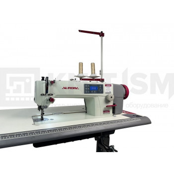 Прямострочная промышленная швейная машина с тройным продвижением Aurora А-797-D3 (автоматические функции, увеличенный вылет рукава)