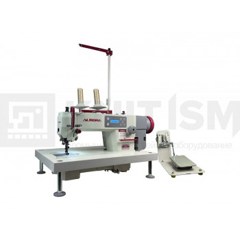 Настольная прямострочная промышленная швейная машина с тройным продвижением Aurora А-797D Home (прямой привод)