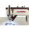 Прямострочная промышленная швейная машина Aurora A-7NH (Дизайнерские строчки, два подвижных ножа)
