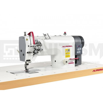 Двухигольная промышленная швейная машина AURORA A-842DN-03 с прямым приводом