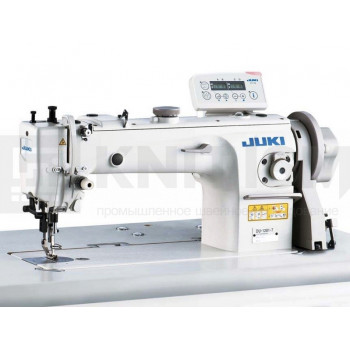 Прямострочная машина челночного стежка с верхним и нижним продвижением с увеличенной платформой и увеличенным челноком JUKI DU-1281N-7