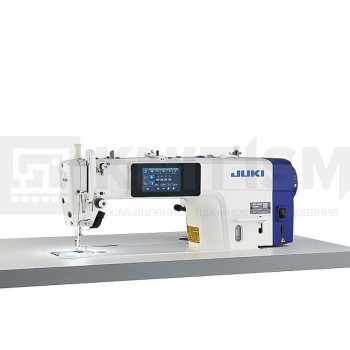 Прямострочная промышленная швейная машина с автоматикой (удлиненная платформа, шаговый мотор, дизайнерские строчки, короткая обрезка нити, сенсорный дисплей) Juki DDL-8000CSMNBK