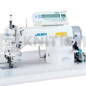 Прямострочная промышленная швейная машина с нижним и переменным верхним продвижением JUKI DLU-5490NBB-7/PF6/AK85
