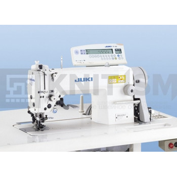 Прямострочная промышленная швейная машина с игольным продвижением и ножом обрезки края материала JUKI DMN-5420NFA-7/AK85