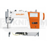 Прямострочная швейная машина с двойным шаговым двигателем и ножом обрезки края материала SIRUBA DL7500-RNM1-64-16