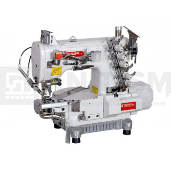 Трехигольная распошивальная машина с узкой рукавной платформой Siruba S007KD-W812A-356/SRL/UTT/DSKH1-1